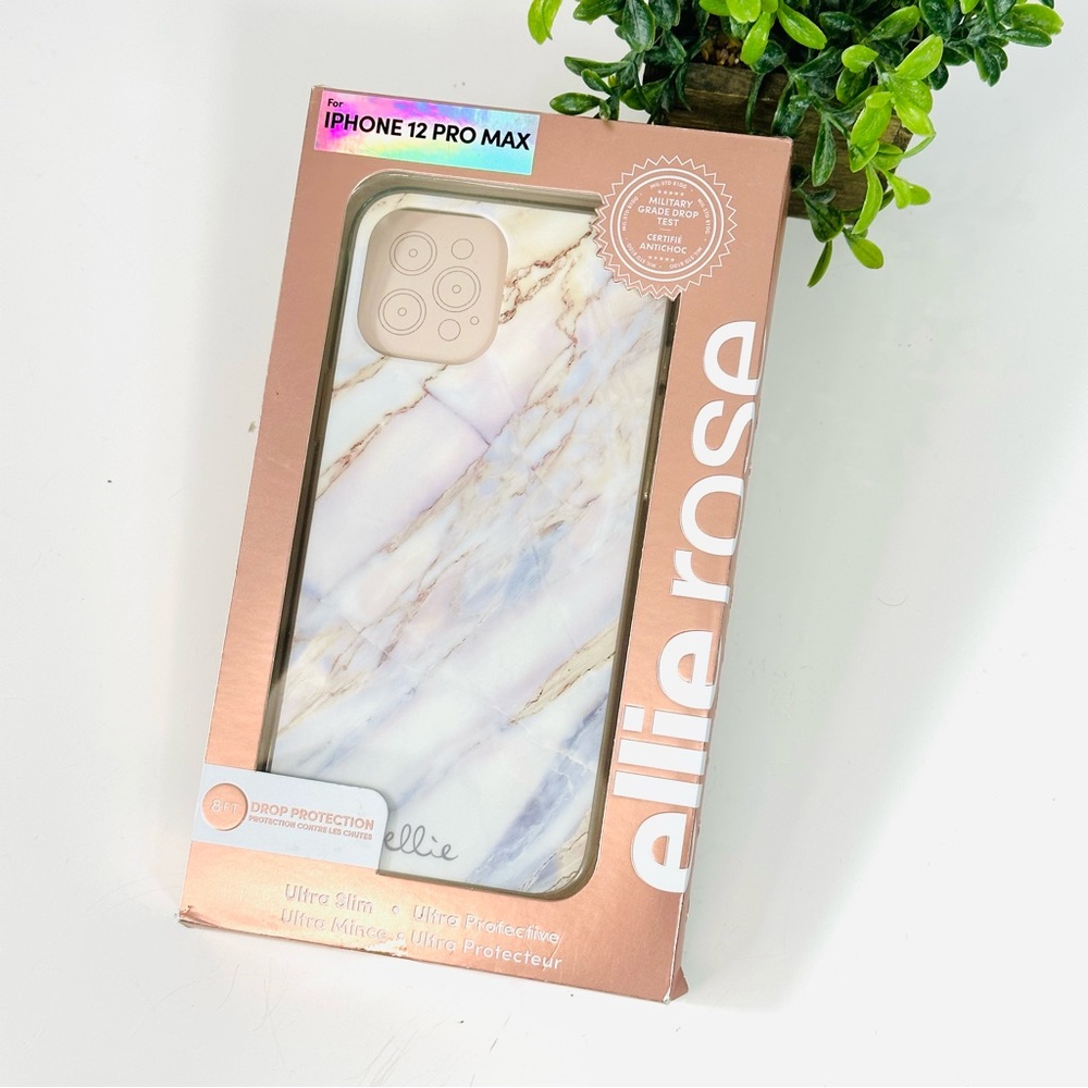 ELLIE ROSE for IPHONE 12 PRO MAX ultra slim ultra protective iPhone case marble - Picture 3 of 3